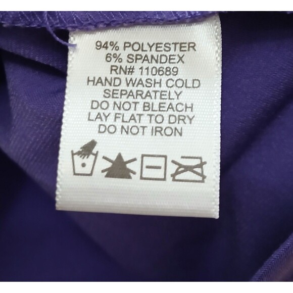 Effortless Style by Citiknits Women's Tank Top Small Purple Ruffle Neck NWOT! - Picture 5 of 5